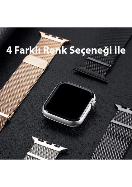 Apple Watch 38/40/41MM Için Milanese Premium Milano Loop Kayış Kordon
