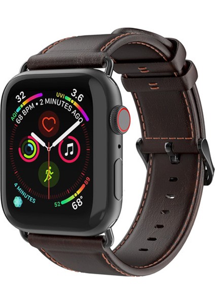 Apple Watch 42/44/45MM Için Business Deri Kayış Kordon