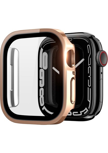 Hamo Series Apple Watch 45MM Için Hard Pc Full Koruma Sert Armor Zırh Kılıf