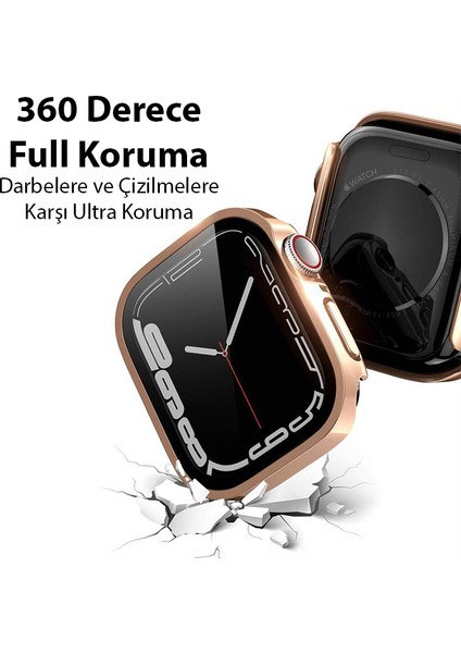 Hamo Series Apple Watch 45MM Için Hard Pc Full Koruma Sert Armor Zırh Kılıf indirimleri