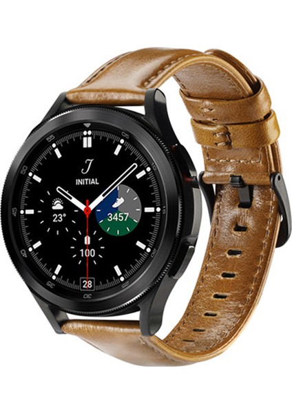 Dux Ducis Sm Galaxy Watch 22MM-HUAWEI Gt3-Gt3 Pro 46MM-MAGIC 2 46MM Için Business Deri Kayış Kordon