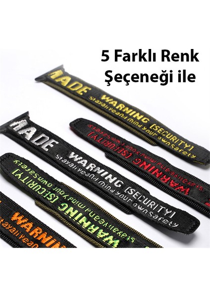 Apple Watch 42/44/45MM Için Kayış Kordon Lylon Loop modelleri