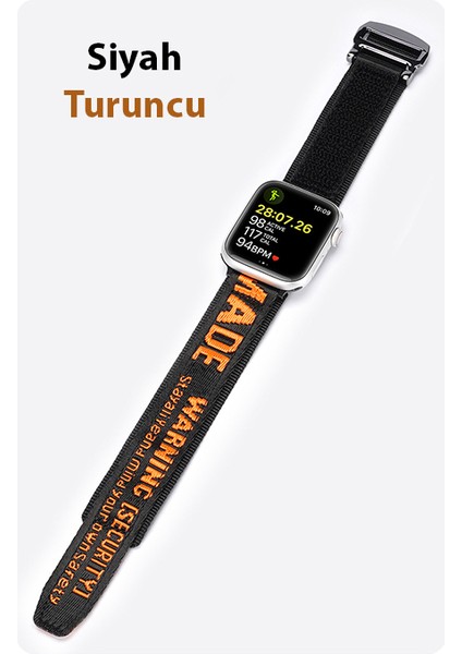 Apple Watch 42/44/45MM Için Kayış Kordon Lylon Loop indirimleri
