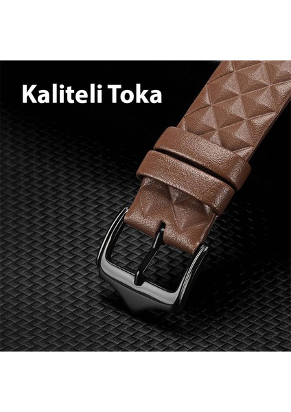 Apple Watch 42/44/45MM Için Enland Serisi Premium Deri Kayış Kordon indirimleri