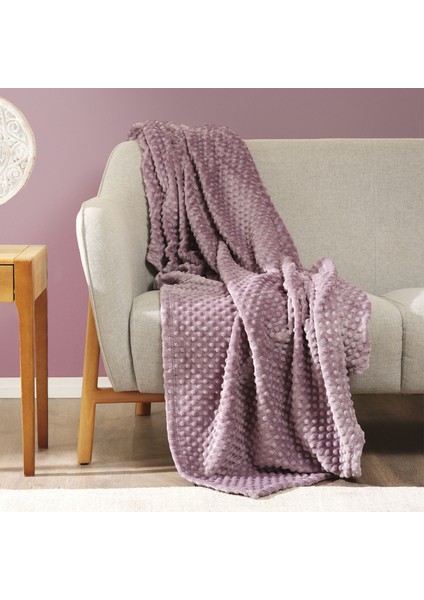 Alice Lila Tomurcuk Wellsoft Tv Battaniyesi 130x180 cm