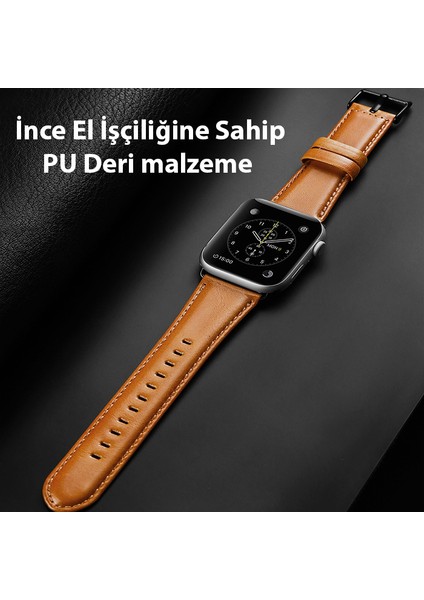 Apple Watch 38/40/41MM Için Business Deri Kayış Kordon fiyatları