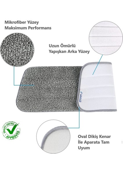 Akalın Sprey Mop Yedek Bezi 4'lü fiyatları