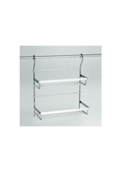 Lüx Ikili Askılı Baharaık Krom Set