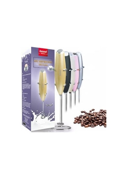 Profesyonel Siyah Süt Kahve Köpürtücü Stand