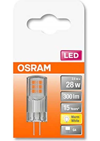 LED Star Ampul 2.6W 2700K SARI IŞIK G4