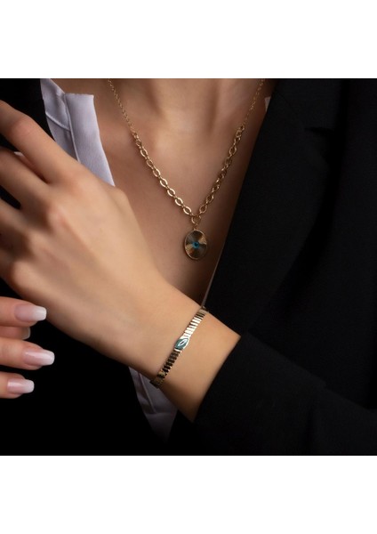 Altın Nazar Bileklik