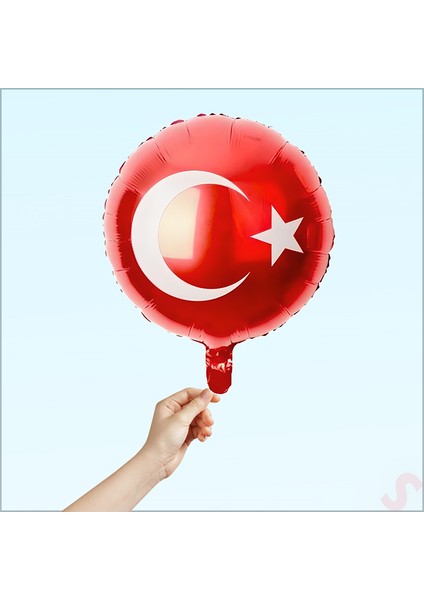 Ay Yıldız Folyo Balon - 45 cm