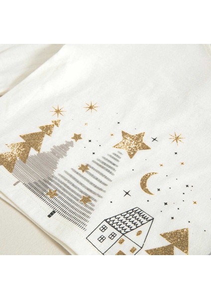 Party Uzun Kollu Tshirt Ekru modelleri