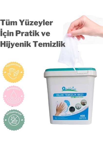 Islak Kova Mendil 400 Adet Ekonomik - Hijyenik, Beyaz Sabun Kokulu fiyatları