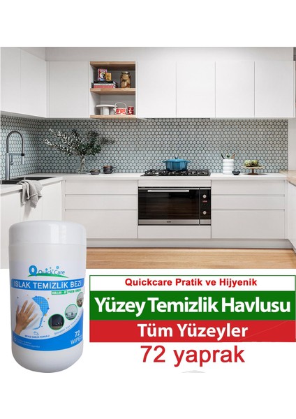 Islak Kova Mendil 72 Adet - Hijyenik, Beyaz Sabun Kokulu fırsatları