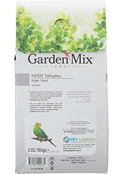 Gardenmix Platin Nijer Tohumu, 150 G