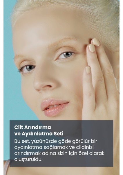 Cosmogenesis Labs Cilt Arındırıcı Aydınlatıcı 4'lü Set - Vitamin C Serum Peeling Etkili Leke Karşıtı Sıkılaştırıcı