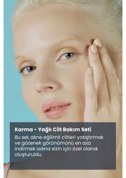 Cosmogenesis Labs Karma & Yağlı Cilt Bakım Seti - Peeling Serum Pürüzsüz Aydınlatıcı Görünüm