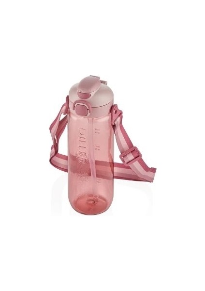 Bee Diller Tritan Pipetli Su Matarası 780ML Pembe