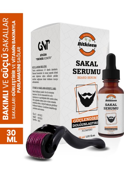 Sakal Serumu 30 ml + Dermaroller Set