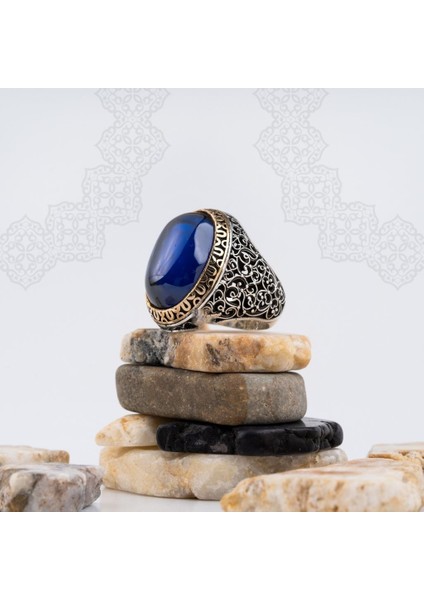 925 Ayar Gümüş Erkek Yüzük Doğal Taşlı Oval Kaplan Gözü Akik Takı fiyatları