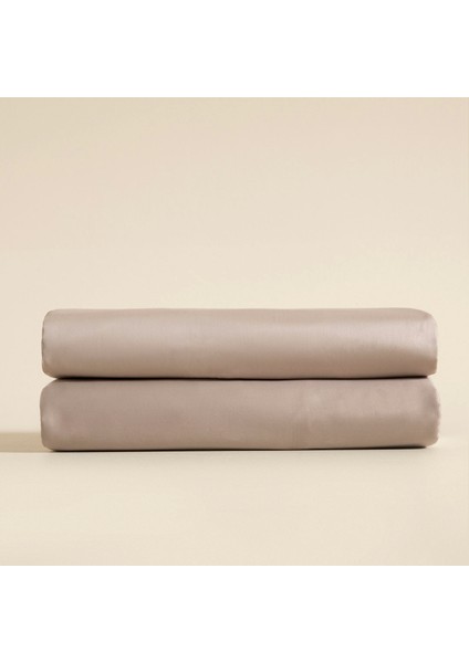 Alana Lastikli Çarşaf 160 x 200 cm Taş