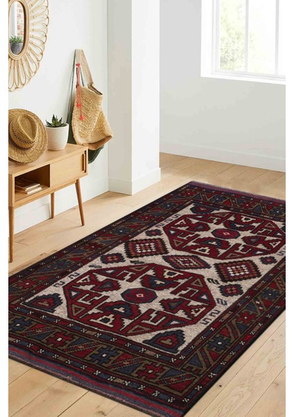 Afgan Berceste Kilim El Dokuma Yolluk Kilim 123X90 ~ 1.11 M2