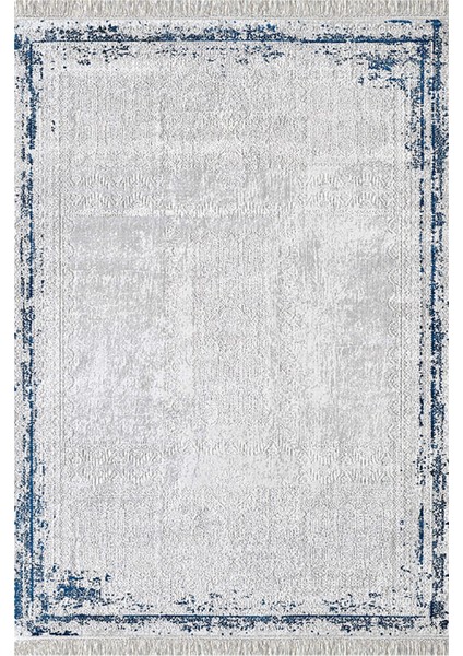 Voila ZQ02D Gri / Mavi 200X290 Halı