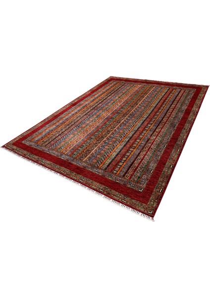 Afgan Orjin Renkli El Dokuma Halı 363X280 ~ 10.16 M2