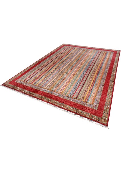 Afgan Orjin Renkli El Dokuma Halı 363X280 ~ 10.16 M2