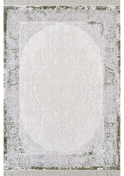 Mystic QM00C Krem / Yeşil 100X200 Yolluk Halı