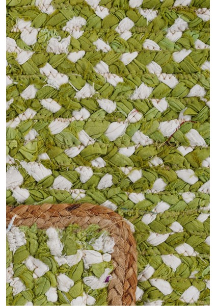 Jüt Kc 115 Yeşil 90X150 Yolluk Halı ~ 1.35 M2