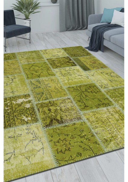 Patchwork 3711 Renkli 170X240 Halı ~ 4.08 M2