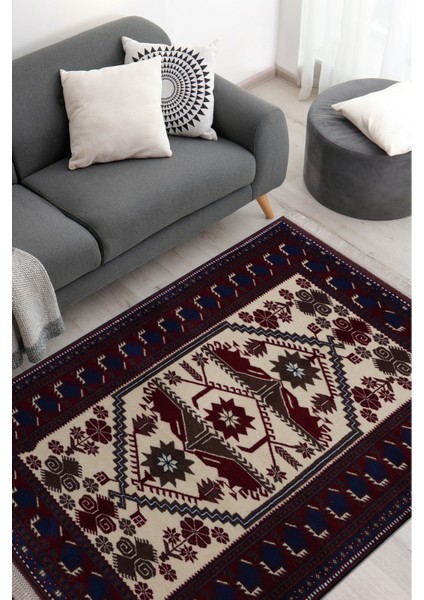 Yağcıbedir Kırmızı El Dokuma Halı 120X180 ~ 2.16 M2