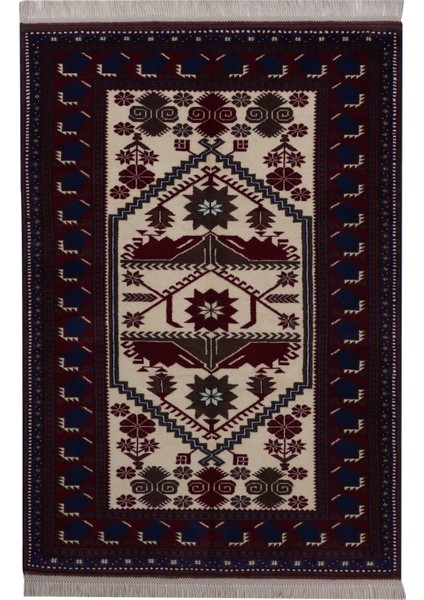 Yağcıbedir Kırmızı El Dokuma Halı 120X180 ~ 2.16 M2