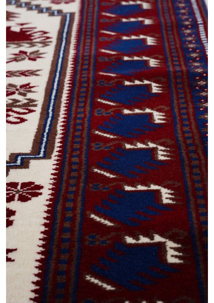 Yağcıbedir Kırmızı El Dokuma Halı 120X180 ~ 2.16 M2