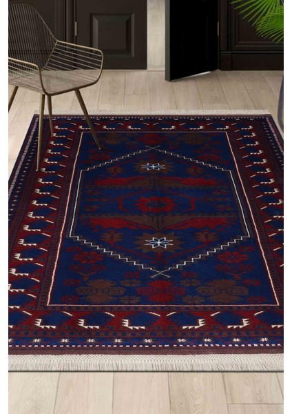 Yağcıbedir 64002 120X177 Kırmızı El Dokuma Halı ~ 2.12 M2