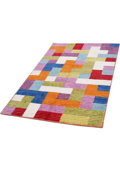 Nepal 3590 Renkli 120X180 El Dokuma Kilim ~ 2.16 M2