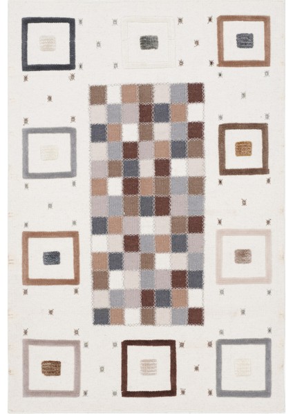Nepal 3589 Krem 120X180 El Dokuma Kilim ~ 2.16 M2 fiyatları