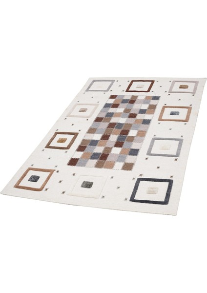 Nepal 3589 Krem 120X180 El Dokuma Kilim ~ 2.16 M2 modelleri