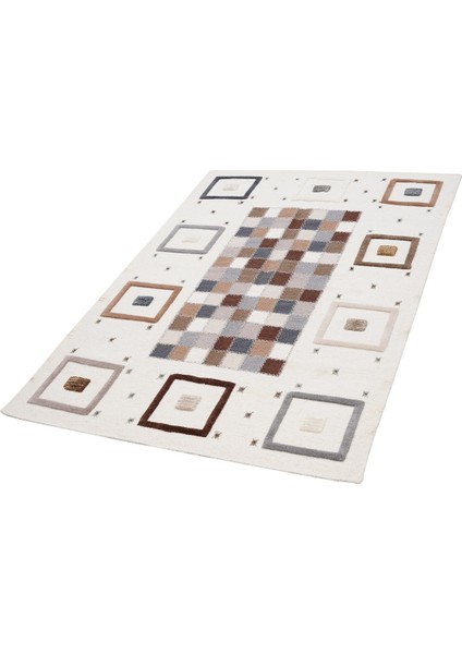 Nepal 3589 Krem 120X180 El Dokuma Kilim ~ 2.16 M2 indirimleri