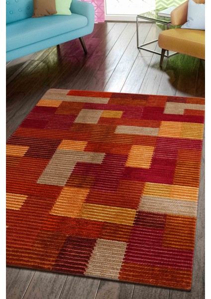 Nepal 3588 Renkli El Dokuma Kilim 120X180 ~ 2.16 M2