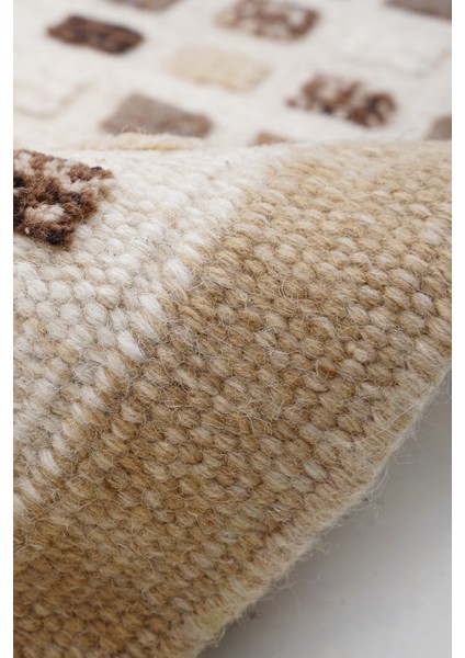 Nepal 3587 Bej El Dokuma Kilim 140X200 ~ 2.8 M2 modelleri