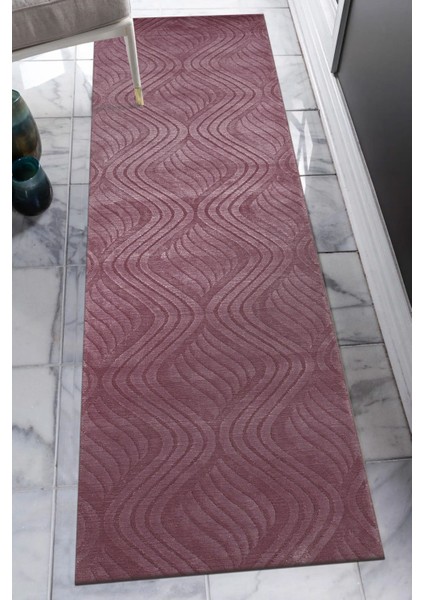 Nepal 3670 Lila 80X300 Yolluk El Dokuma Halı ~ 2.4 M2