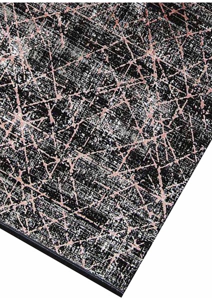 Enti Vitrin 6504 Siyah Taba 160X230 Halı