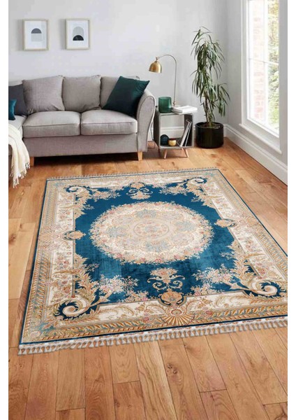 Art Ipek 260 Line 220X305 Mavi 17097-3 El Dokuma Halı ~ 6.71 M2
