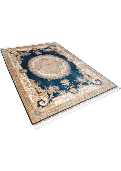 Art Ipek 260 Line 220X305 Mavi 17097-3 El Dokuma Halı ~ 6.71 M2