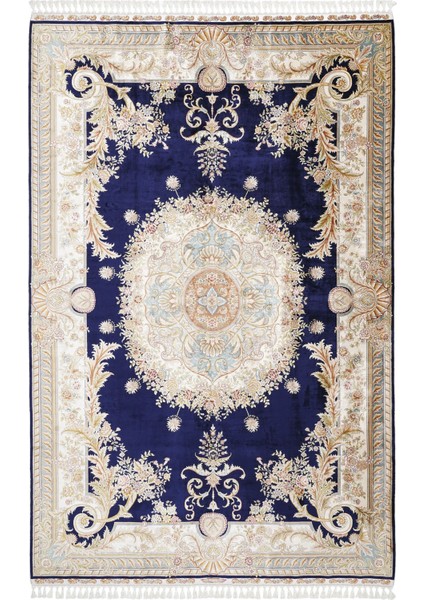 Art Ipek 230 Line 199X302 Mavi 17075-8 El Dokuma Halı ~ 6.01 M2