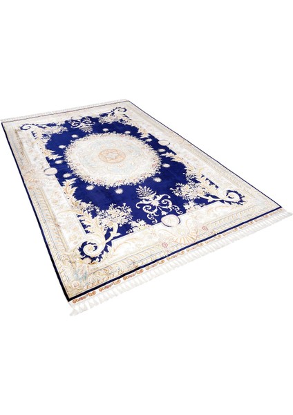 Art Ipek 230 Line 199X302 Mavi 17075-8 El Dokuma Halı ~ 6.01 M2