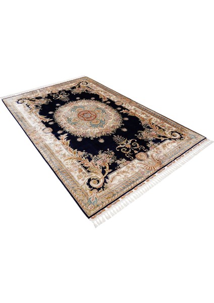 Art Ipek 230 Line 199X302 Mavi 17075-8 El Dokuma Halı ~ 6.01 M2